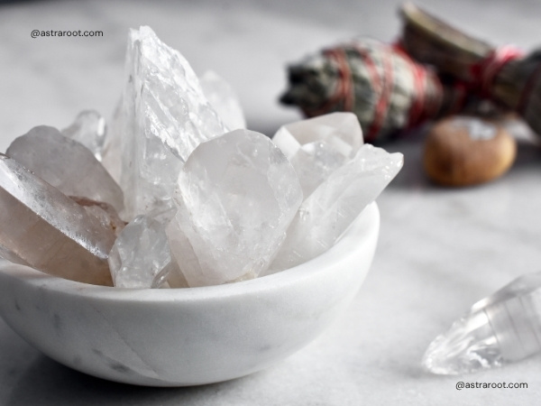 clear quartz crystal