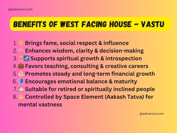 west facing house vastu